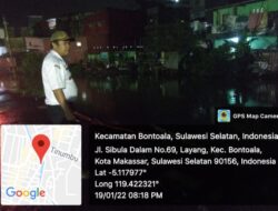 Camat Bontoala Siaga Full Tim Pantau Bencana Banjir dan Genangan