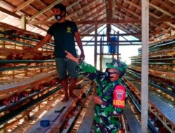 Pastikan Ketersediaan Telur Mencukupi, Babinsa Desa Pangiang Lakukan Komsos Dengan Pengusaha UKM