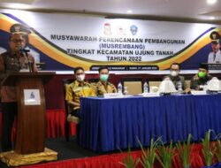 Laksanakan Musrenbang Tingkat Kecamatan, Ini yang Dibahas Camat Ujung Tanah