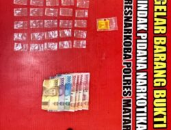 Tak Cukup Hasil Jualan Pakaian, Pria  di Mataram Ini  Terpaksa Jualan Sabu