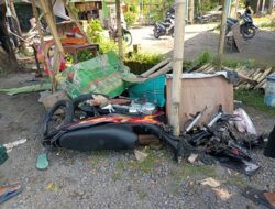 Akibat Laka Lantas Di Simpang Berganda, Seorang Pengendara Sepeda Motor Meninggal Ditempat