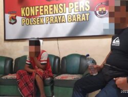 Polsek Praya Barat Amankan Pelaku Pencurian Uang Kotak Amal Masjid Di Batujai