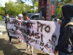 Polsek Ampenan Kawal Aksi Unras Di Kantor BPKP Perwakilan Provinsi NTB