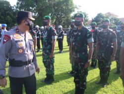 Menjelang Pramusim dan  Moto Gp Polda NTB adakan  apel Gelar pasukan Ops Mandalika 1 Rinjani 2022.