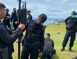 Team Drone Polda NTB Turunkan Paksa 5 Unit Drone Menjelang Pra-Musim MotoGP