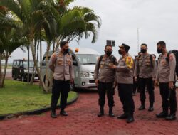 Kapolres Lombok Tengah Sambut Kedatangan Kapolri Di BIZAM