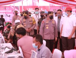 Pantau Vaksinasi Serentak Dari RS Mandalika, Kapolri Apresiasi Upaya Stakeholder NTB
