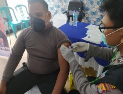 Gandeng BRI Cabang Mataram Polresta Gelar Vaksinasi Massal (Booster) Serentak.