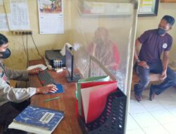 Polsek Pringgrata Tetap Terapkan Prokes Untuk Masyarakat Pelapor