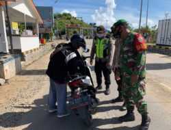 TNI dan Polri Gelar Pemeriksaan KRYD di Kawasan Pelabuhan Laut Tano