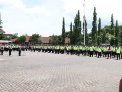 Polres Loteng Gelar Apel Pasukan Dalam rangka Pengamanan Event Balap Sepeda L’Etape Tour De France 2022