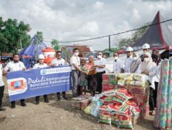 Pejabat Direksi PDAM Serahkan Bantuan Peduli Korban Bencana Kebakaran!!