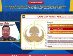 Kemendagri Tegaskan ASN Harus Tanamkan Nilai Dasar Ber-AKHLAK
