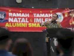 Wali Kota Danny Hadiri Ramah Tamah Natal dan Imlek IKA Smansa Angkatan 86