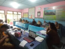 UPT SPF SDI Maccini Sombala Gelar Rapat Bahas Persiapan Sosialisasi Vaksin Bagi anak usia 6-11