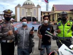 Sat Lantas Polres Sidrap Edukasi Pemilik Sepmor Yang Menggunakan Knalpot Brong