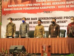 Kemendagri Beri Arahan di Rapat Harmonisasi dan Sinkronisasi Pembentukan Perda se-Sulsel