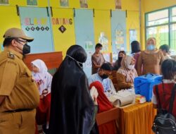 Cegah Penyebaran Covid-19, Siswa UPT SPF SDN Kaccia Makassar Antusias Divaksinasi