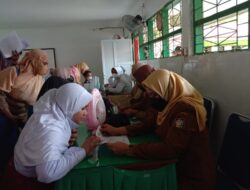 UPT SPF SD Inpres Perumnas Makassar Gelar Vaksinasi Bagi Anak Pelajar