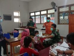 Lurah Pattingalloang Baru Gencarkan Serbuan Vaksinasi Bagi Anak Usia 6-12 Tahun di SDN 1 Ujung Tanah