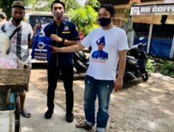 Ketua DPRD Makassar Rudianto Lallo Lewat Program Jumat Berkah Keliling Bagikan Sembako