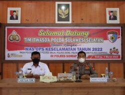 Tim Audit Itwasda Polda Sulsel Kunjungi Polres Sidrap, Ini Tujuannya