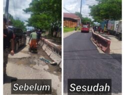 Respon Cepat, Dinas PU Makassar Lakukan Pemeliharaan Jalan