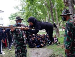 Outbond Warnai Hari Terakhir Pelatihan Kader Bela Negara SMKN 1 Sidra