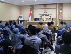 Camat Didampingi Sekcam Ujung Tanah Gelar Rakor Minta Kepada Jajarannya Untuk Berperan Aktif di Medsos
