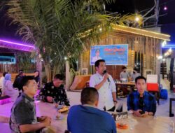 Camat Tempe, Supardi Amar sampaikan sambutan pada acara pisah sambut Kapolsek Tempe