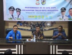 Alamsyah Buka Musyawarah ke XV DPK KNPI Kecamatan Tallo