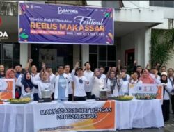 Ramaikan Festival Rebus Makassar, Bapenda Turut Berbagi Makanan Rebus di Jalan