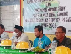 4 Cakades Siap Bertarung Dalam Pilkades Desa Sarudu