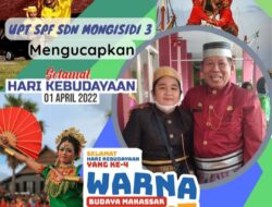 SD Negeri Mongisidi III Meriahkan Hari Kebudayaan Kota Makassar
