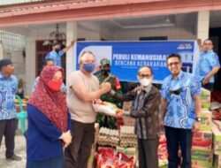 Santuni Korban Kebakaran Asrama Polisi, PDAM Makassar Berbagi