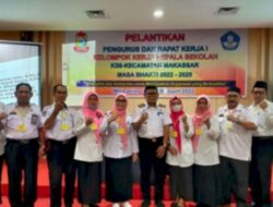 Kadisdik Kota Makassar Lantik Pengurus K3S Kecamatan Makassar