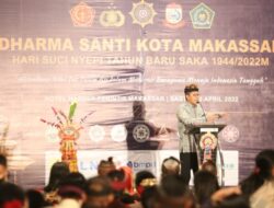 Hadiri Perayaan Nyepi, Wali Kota Danny Minta Penguatan Ummat Dan Jagai Anakta’