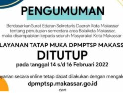 Balai Kota Lockdown, Urus Izin Bisa Melalui Online