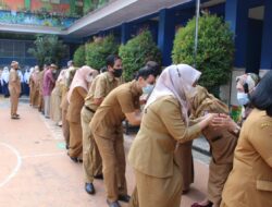 UPT SPF SMPN 4 Gelar Halalbihalal di Sekolah