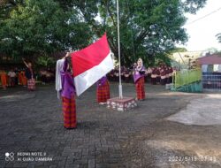 UPT SPF SD Inpres Nipa Nipa Gelar Upacara Hardiknas Tahun 2022   
