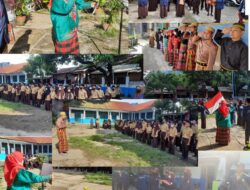 Peringati Hardiknas 2022, UPT SPF SMPN 46 Makassar Gelar Upacara, Kepsek dan Guru Kenakan Busana Daerah