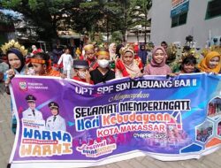 Siswa UPT SPF SDN Labuang Baji II Makassar Ikut Meriahkan Hari Kebudayaan