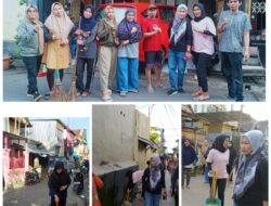 Lurah Tabaringan Gelar Sabtu Bersih Bersama PJ. RT-RW di Jalan Tinumbu