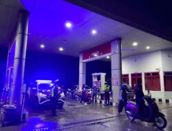 Jaga Situasi Kamtibmas, Sat Lantas Polres Pasangkayu Patroli Blue Light