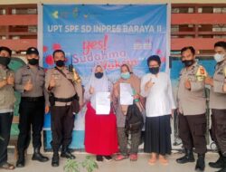 UPT SPF SD Inpres Baraya II Makassar Gelar Vaksinasi Bagi Pelajar