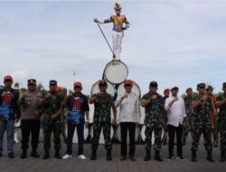 Polres Loteng Gelar Pengamanan Kegiatan Parade Marching Band Cakra Wahan Paksa Taruna Akademi TNI AU*