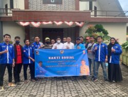 Camat Didampingi Sekcam Ujung Tanah Bersama DPK KNPI Gelar Bakti Sosial di Gereja Lantamal VI