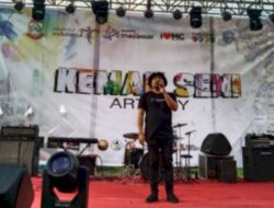 Kadispar Makassar Buka event Kemah Seni Art Day di Baruga Camping Ground Antang