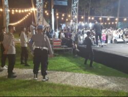 Polres Lombok Tengah Bersama TNI, Pol PP Serta BKD Lakukan pengamanan Konser Musik Kaula Tour 2022*