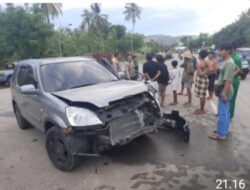 Dump Truk VS Mobil CRV di Kuta, Polsek Kawasan Mandalika Amankan Barang Bukti*